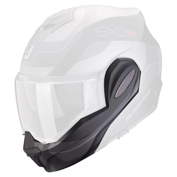 Pi�ces d�tach�es casque Scorpion Mentonniere Exo Tech Evo Pro Commuta XL - XXL