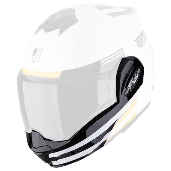 Pi�ces d�tach�es casque Scorpion Mentonniere Exo Tech Evo Pro Juventus