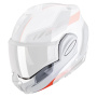 Pi�ces d�tach�es casque Scorpion Mentonniere Exo Tech Evo Socius Grey Red