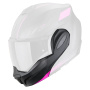 Pi�ces d�tach�es casque Scorpion Mentonniere Exo Tech Evo Socius Matt Black Pink