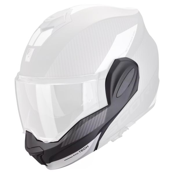 Pi�ces d�tach�es casque Scorpion Mentonniere Exo Tech Evo Team XL - XXL