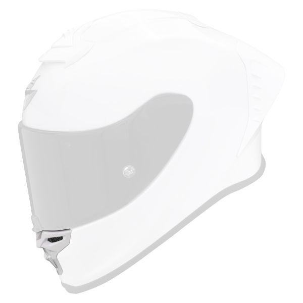 Pi�ces d�tach�es casque Scorpion Ventilation Mentonniere Exo R1 Air Graphic White Pearl