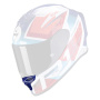 Pi�ces d�tach�es casque Scorpion Ventilation Mentonniere Exo R1 Air Infini White Blue Red