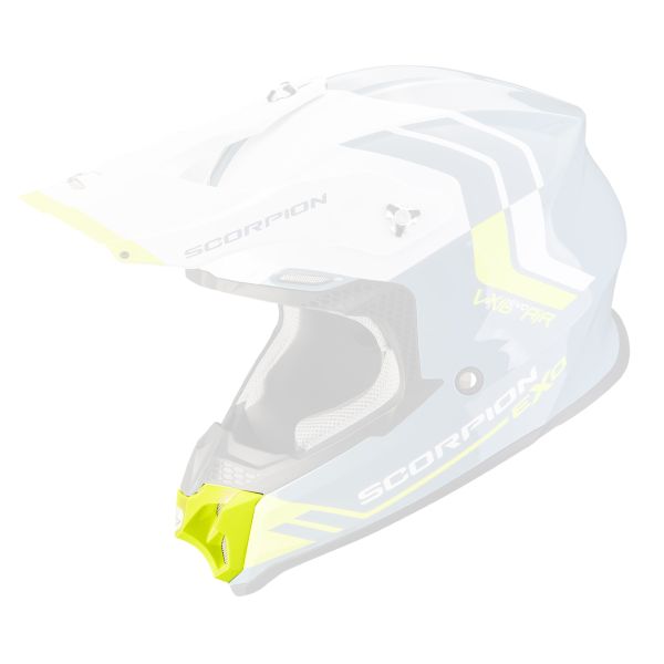 Pi�ces d�tach�es casque Scorpion Ventilation Mentonniere VX-16 Evo Air Neon Yellow