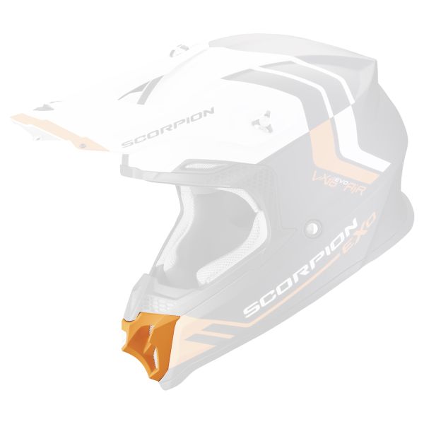 Pi�ces d�tach�es casque Scorpion Ventilation Mentonniere VX-16 Evo Air Orange