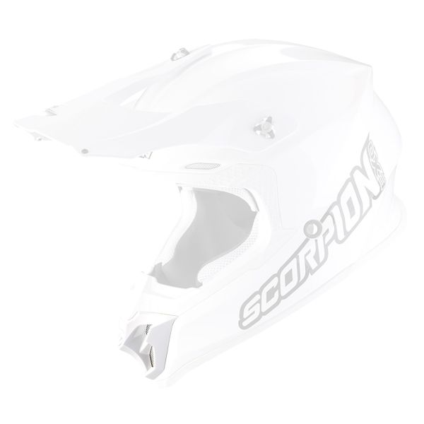 Pices dtaches casque Scorpion Ventilation Mentonniere VX-16 Evo Air White