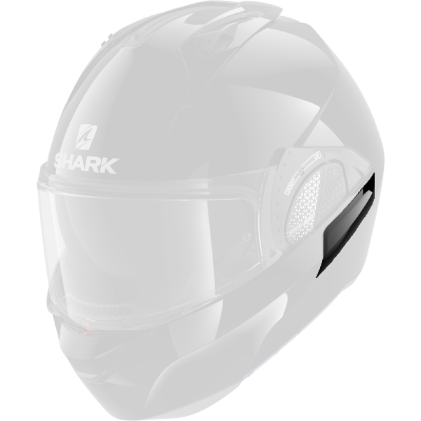 Pi�ces d�tach�es casque Shark Plaques lat�rales mentonniere EVO GTDOUBLON