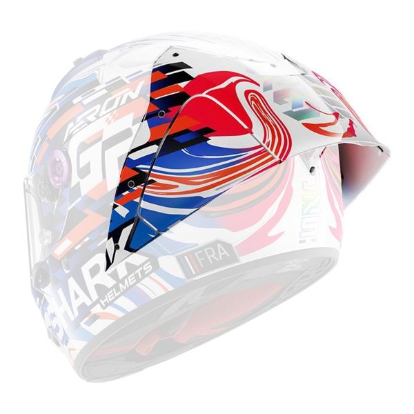 Pi�ces d�tach�es casque Shark Spoiler Aeron Gp Replica Zarco Gp de France