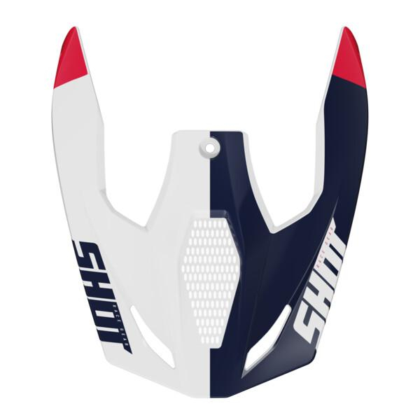 Pices dtaches casque SHOT Casquette Furious Kid Ridge red blue glossy