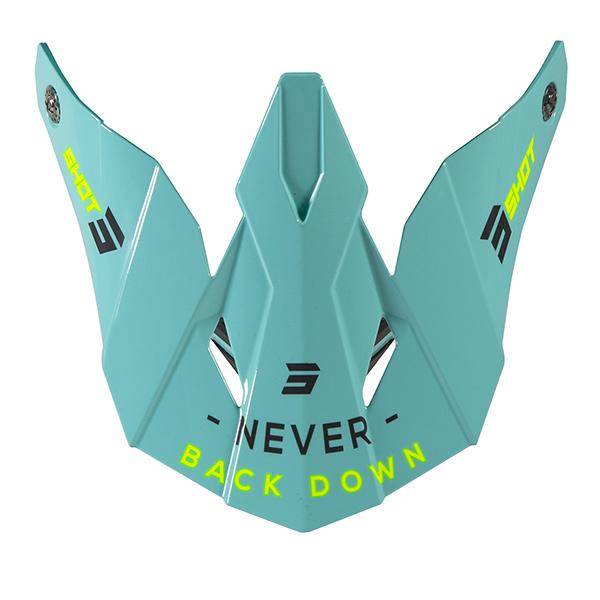 Pices dtaches casque SHOT Casquette Furious Kid Storm grey green