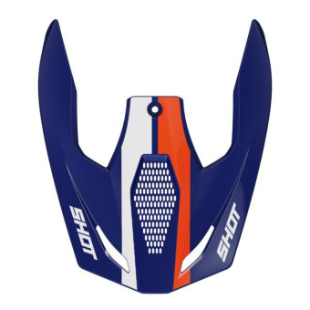 Pices dtaches casque SHOT Casquette Race Iron blue orange glossy