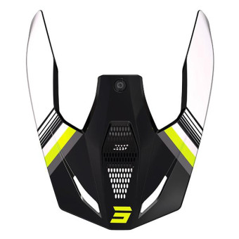 Pices dtaches casque SHOT Casquette Race Tracer neon yellow glossy