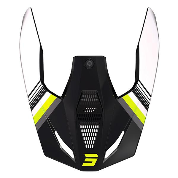 Pices dtaches casque SHOT Casquette Race Tracer neon yellow glossy