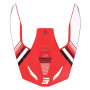 Pices dtaches casque SHOT Casquette Race Tracer red glossy