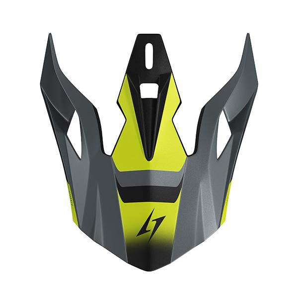 Pi�ces d�tach�es casque Stormer Casquette Dust Madness black neon yellow metal matt