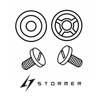 Pi�ces d�tach�es casque Stormer Kit de Fixation Complet Blow