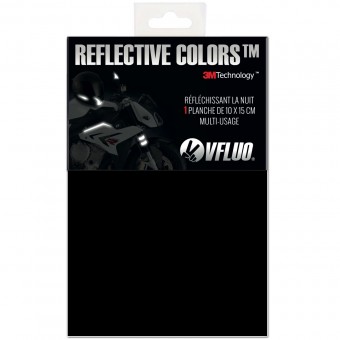 Rflchissants casques VFLUO Autocollant Reflechissant A Decouper Noir