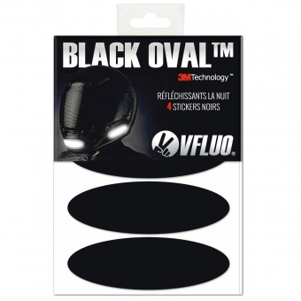 Reflechissants casque noir Chaft, Motoshopping : vente Accessoires casque  moto Chaft