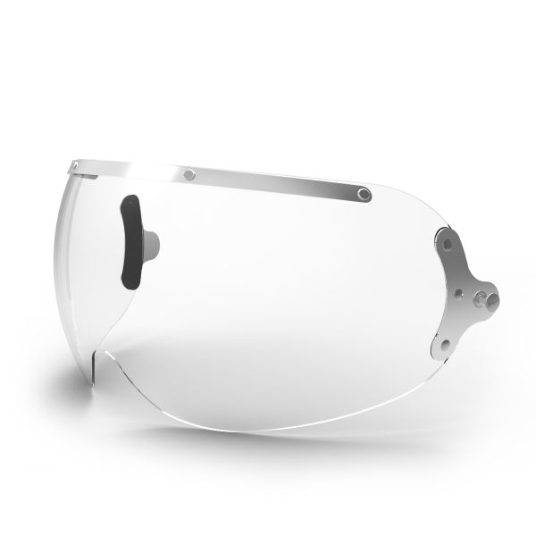 Visière Aviateur à Sangle Universelle Fumé pour casque Jet Moto -  4120-PEU-A03