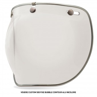 Visiere Bell Visiere Custom 500 Fixe Bubble Contour Alu Visiere Bell Visiere Custom 500 Fixe Bubble Contour Alu