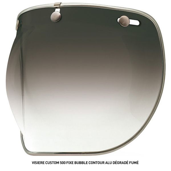 Bell Visiere Custom 500 Fixe Bubble Contour Alu