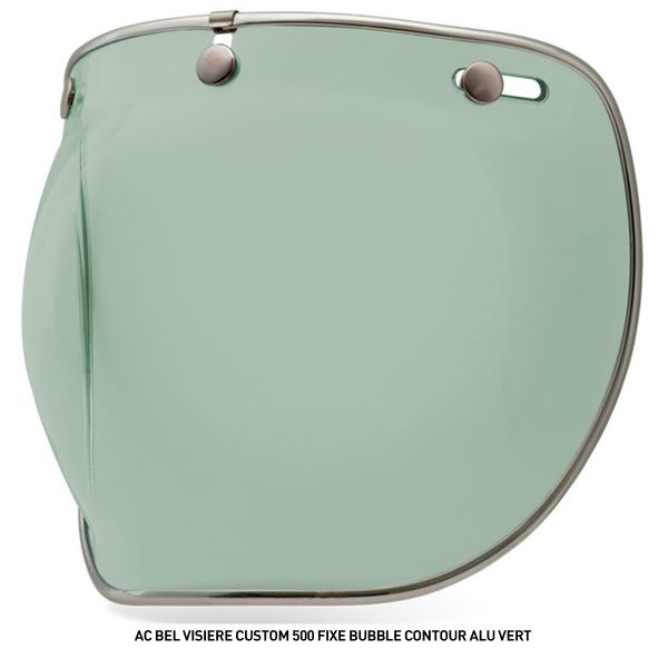 Bell Visiere Custom 500 Fixe Bubble Contour Alu