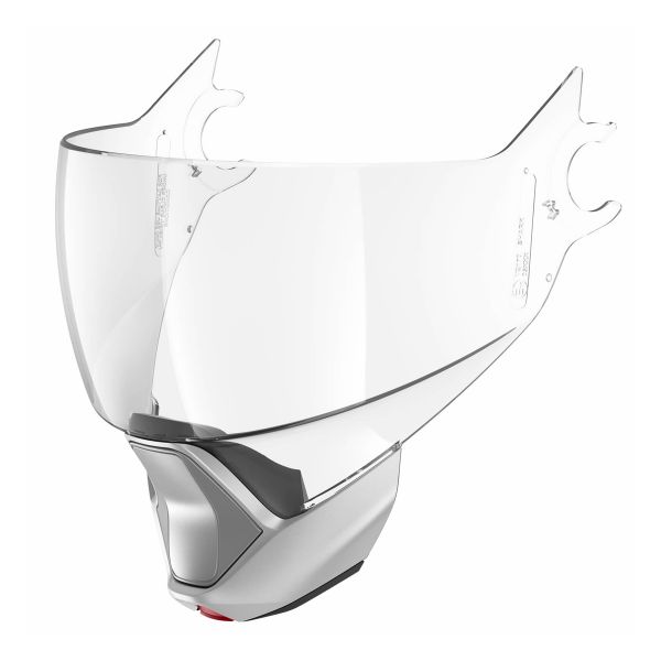 Visiere Shark Ecran Evojet Dual Blank Mat SBS + Mentonniere