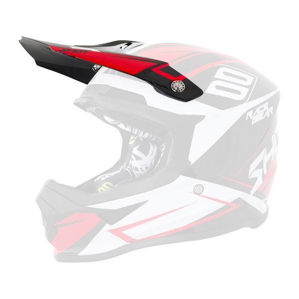 écran Shot Visiere Furious Alert Noir Rouge En Stock Icasquecom