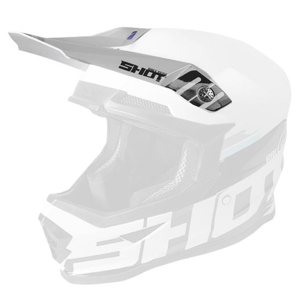 Visiere SHOT Visiere Furious Brush White Metallic 