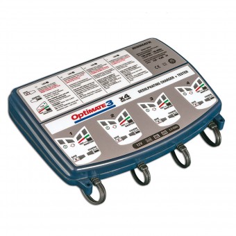 Chargeur de batterie Tecmate Optimate 3 pour 4 Batteries