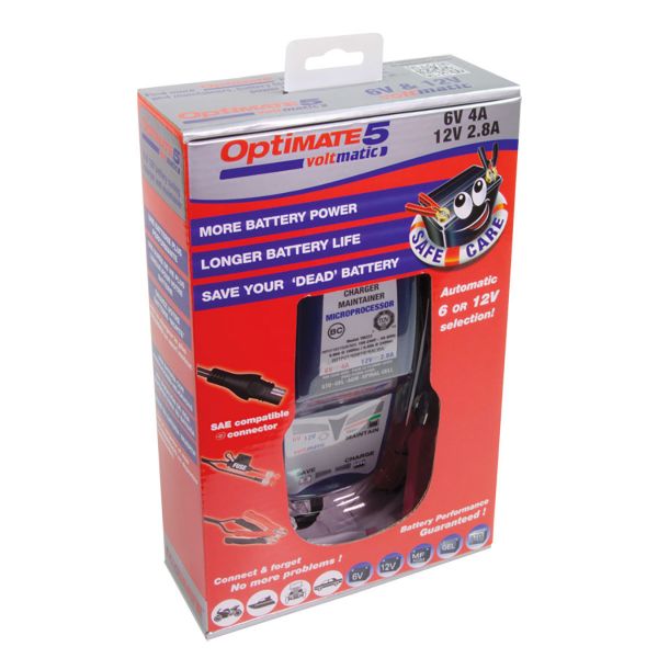 Tecmate Optimate 5 Voltmatic - 6v et 12v