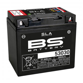 Batterie Moto BS Battery BS Battery 53030 SLA Batterie Moto BS Battery BS Battery 53030 SLA