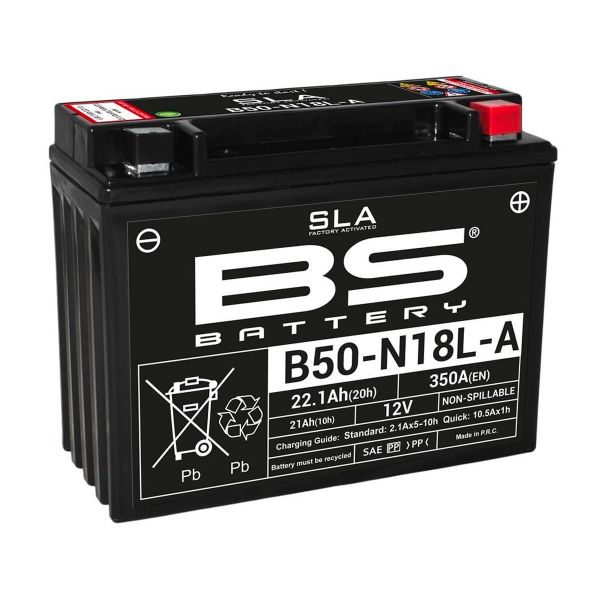Batterie Moto BS Battery BS Battery B50N18L-A SLA