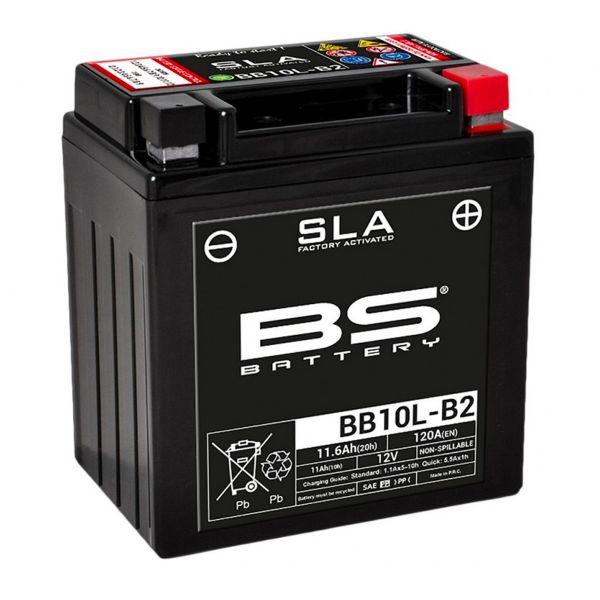 Batterie Moto BS Battery BS Battery BB10L-B2 SLA Batterie Moto BS Battery BS Battery BB10L-B2 SLA