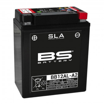 Batterie Moto BS Battery BS Battery BB12AL-A2 SLA Batterie Moto BS Battery BS Battery BB12AL-A2 SLA