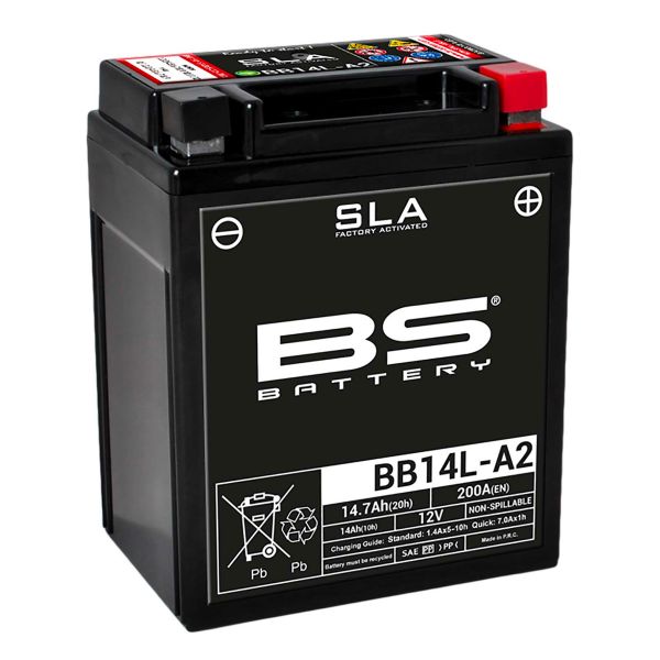 Batterie Moto BS Battery BS Battery BB14L-A2 SLA