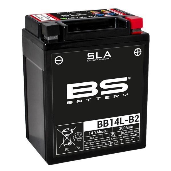 Batterie Moto BS Battery BS Battery BB14L-B2 SLA