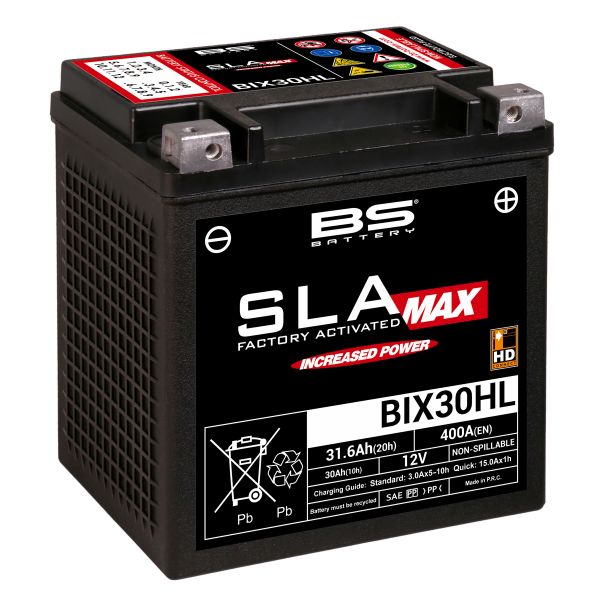 Batterie Moto BS Battery BS Battery BIX30HL SLA-MAX