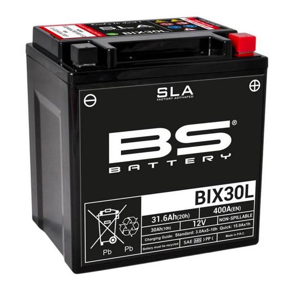 Batterie Moto BS Battery BS Battery BIX30L SLA