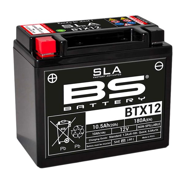 Batterie Moto BS Battery BS Battery BTX12 SLA