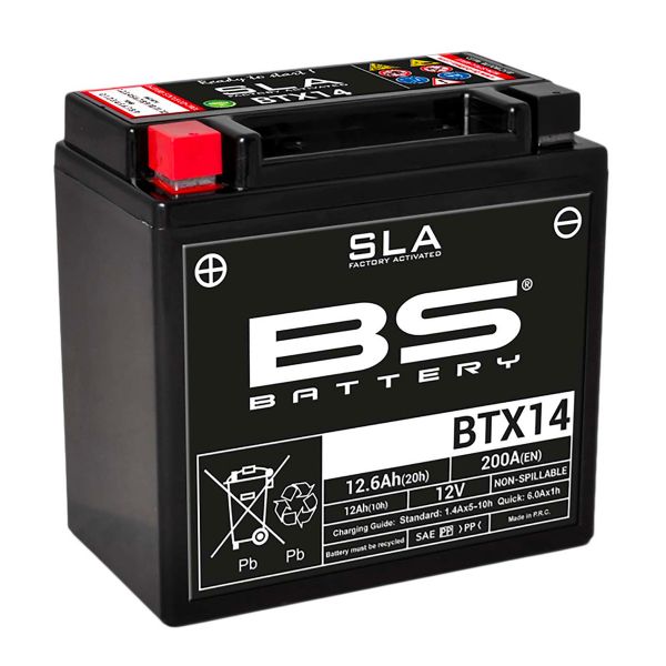 Batterie Moto BS Battery BS Battery BTX14 SLA