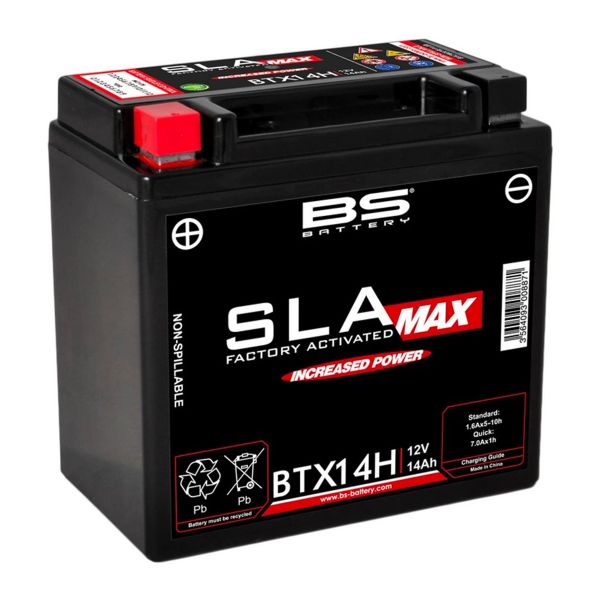 Batterie Moto BS Battery BS Battery BTX14H SLA-MAX