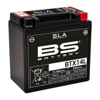 Batterie Moto BS Battery BS Battery BTX14L SLA Batterie Moto BS Battery BS Battery BTX14L SLA