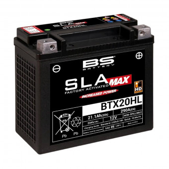 Batterie Moto BS Battery BS Battery BTX20HL SLA-MAX Batterie Moto BS Battery BS Battery BTX20HL SLA-MAX