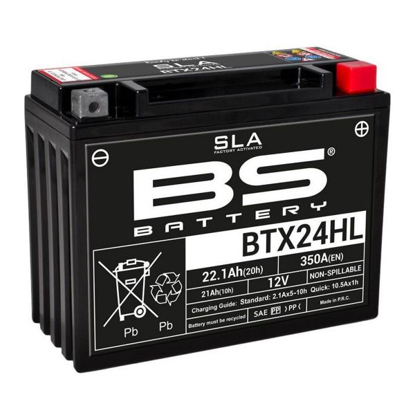 Batterie Moto BS Battery BS Battery BTX24HL SLA Batterie Moto BS Battery BS Battery BTX24HL SLA