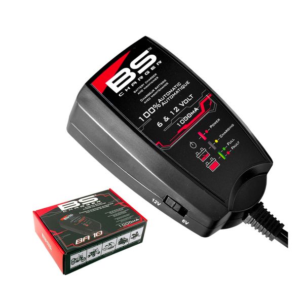 Chargeur de batterie BS Battery CHARGER BA10 6V/12V-1A