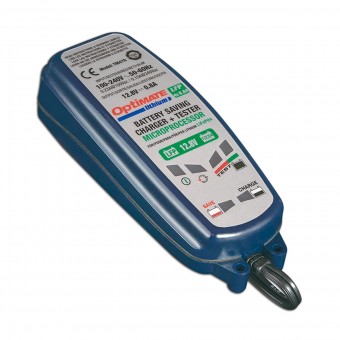 Chargeur de batterie Tecmate Optimate Lithium 0.8 Amperes