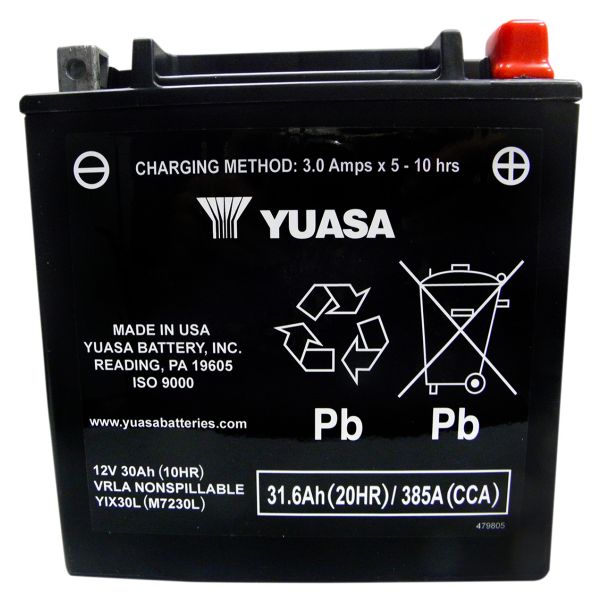 Batterie Moto Yuasa Yuasa YIX30L-BS-PW