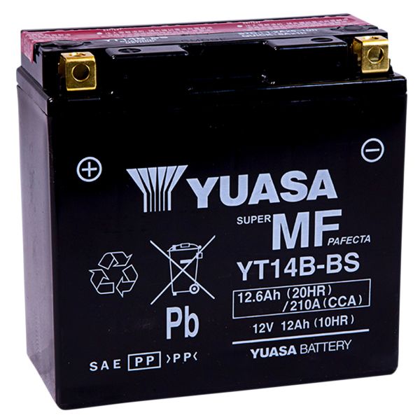 Batterie Moto Yuasa Yuasa YT14B-BS (0.60 L)