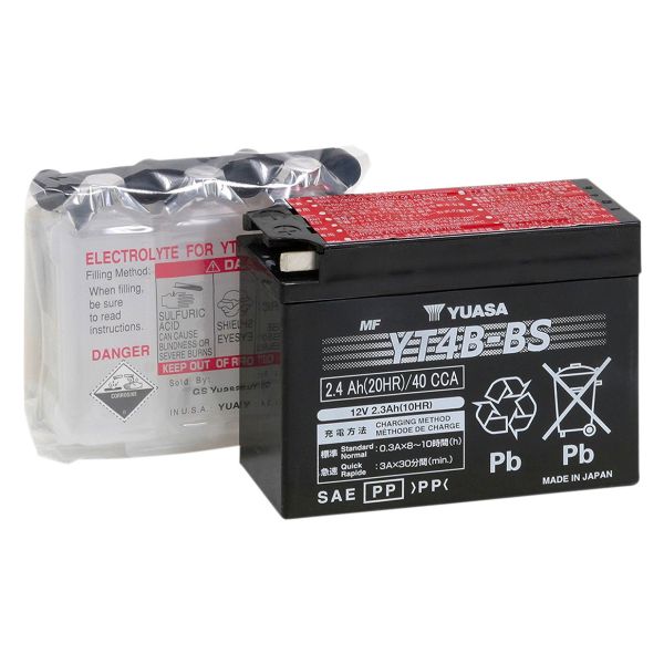 Batterie Moto Yuasa Yuasa YT4BBS (0.12 L)